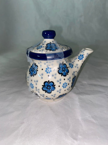 Blue Daisy Sm. Soy Sauce Teapot - Shape C25 - Pattern Blue Daisy (1955)