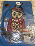 Owl with Hat Lace Hanging