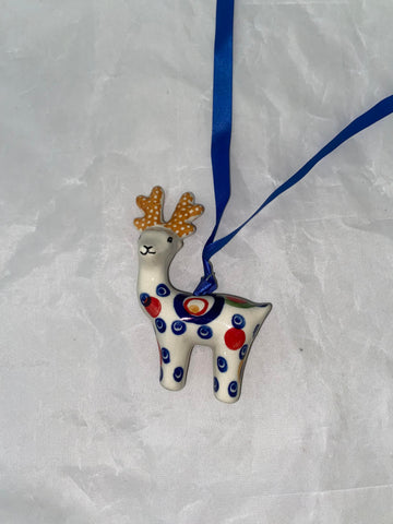 Oh Happy Deer Ornament - Shape K-038 - Pattern Oh Happy (A538)