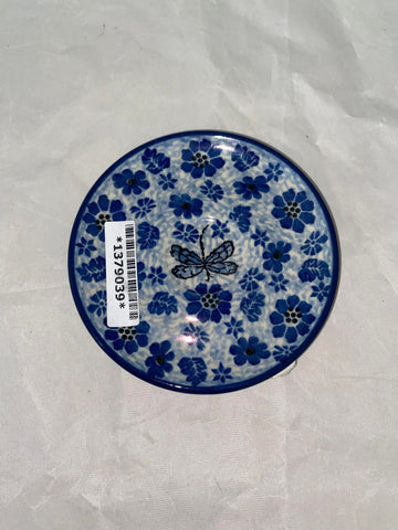 Blue Hidden Dragonfly Lg. Coaster - Pattern Blue Hidden Dragonfly (1443X)