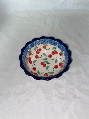 Cherry Sm. Ruffled Cereal bowl - Shape 526 - Pattern: Cherry (2715X)