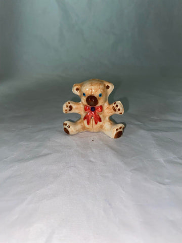 Red Bow Teddy Bear - Pattern Red Bow