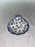 Snowflake Seashell Condiment Dish - Pattern Snowflake