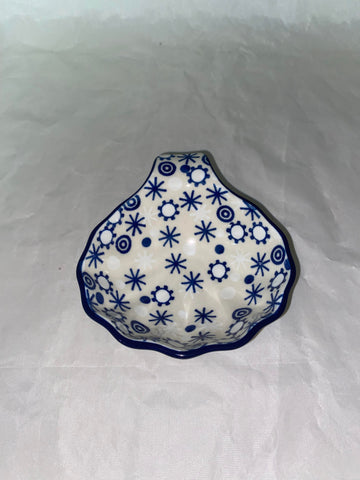 Snowflake Seashell Condiment Dish - Pattern Snowflake